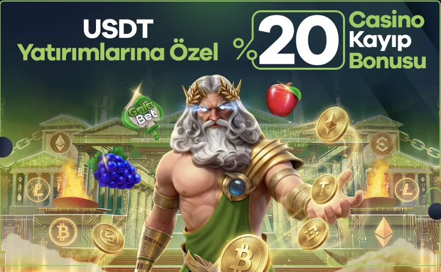 Galabet ödeme yöntemleri arasında USDT kripto yatırımı